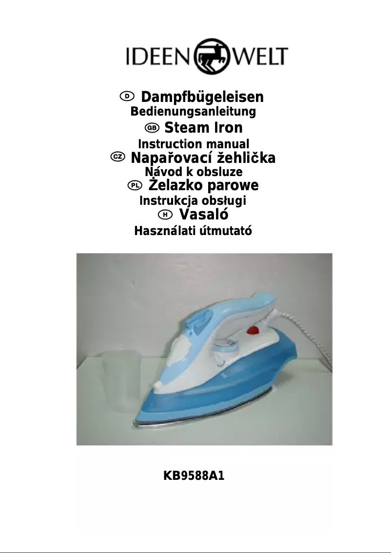 Page n°1 - Manuel utilisateur IdeenWelt KB9588A1