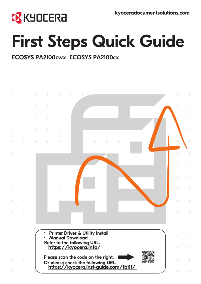Page 1 de la notice Manuel utilisateur Kyocera ECOSYS PA2100cx