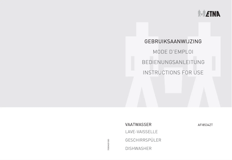 Page n°1 - Manuel utilisateur Etna AFI8534ZT