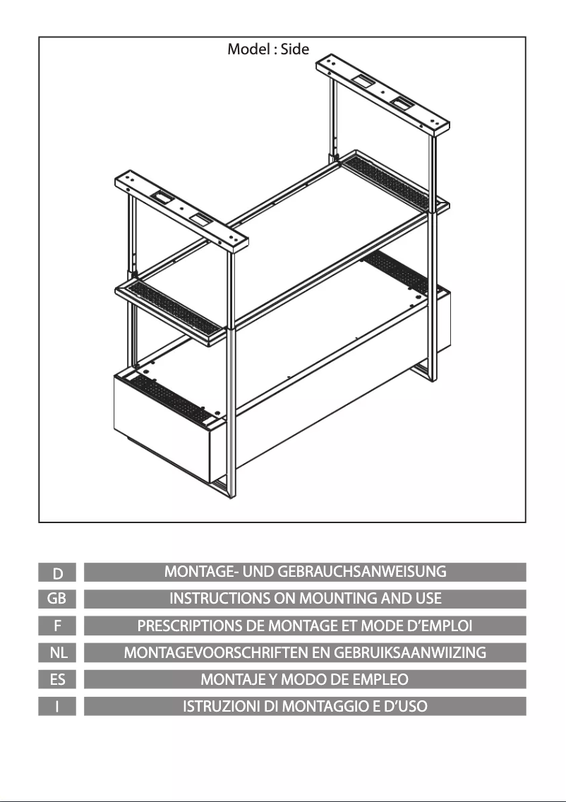 Page 1 de la notice Manuel utilisateur Airforce Side