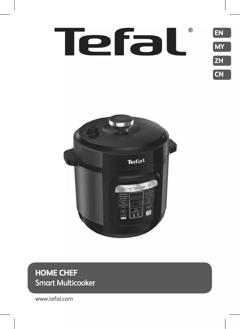 Page 1 de la notice Manuel utilisateur Tefal Home Chef Smart CY601D