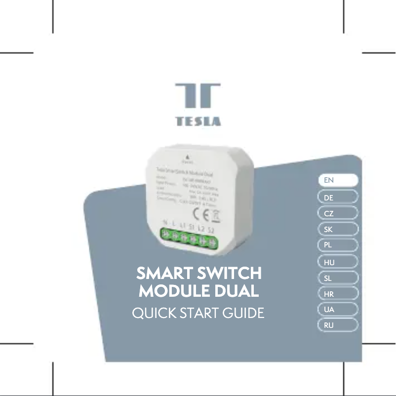Image de la première page du manuel de l'appareil Smart Switch Module Dual