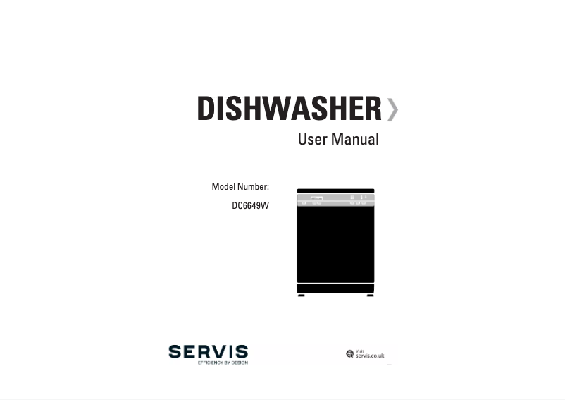 Page n°1 - Manuel utilisateur Servis DC6649W