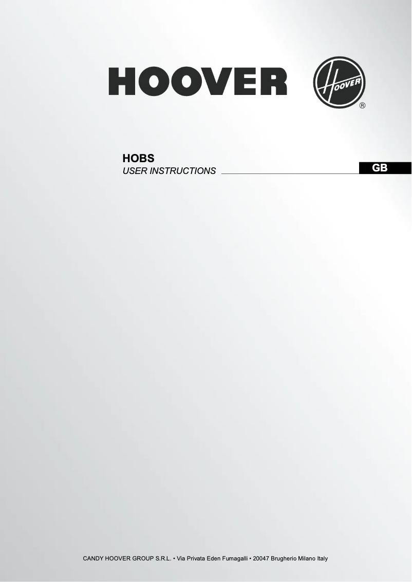 Page n°1 - Manuel utilisateur Hoover HVC604C