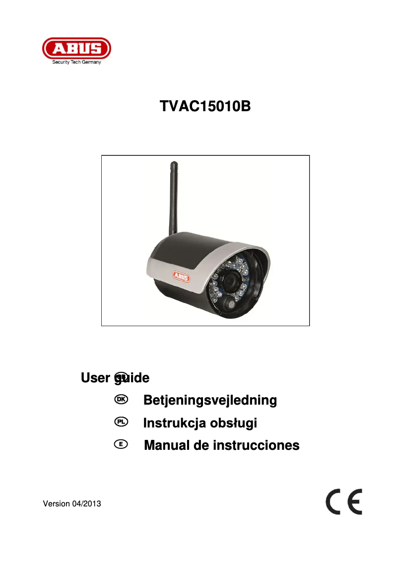 Page n°1 - Manuel utilisateur Abus TVAC15010B