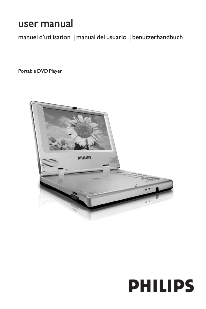 Page 1 de la notice Manuel utilisateur Philips PET700