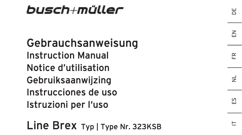 Imagen de la primera página del manual del dispositivo LINE