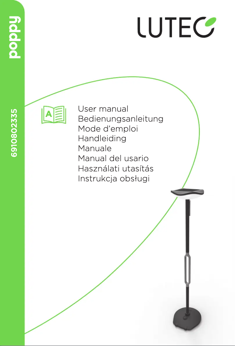 Página 1 del manual Manual de usuario Lutec Poppy