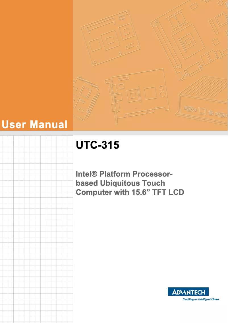 Image de la première page du manuel de l'appareil UTC-315