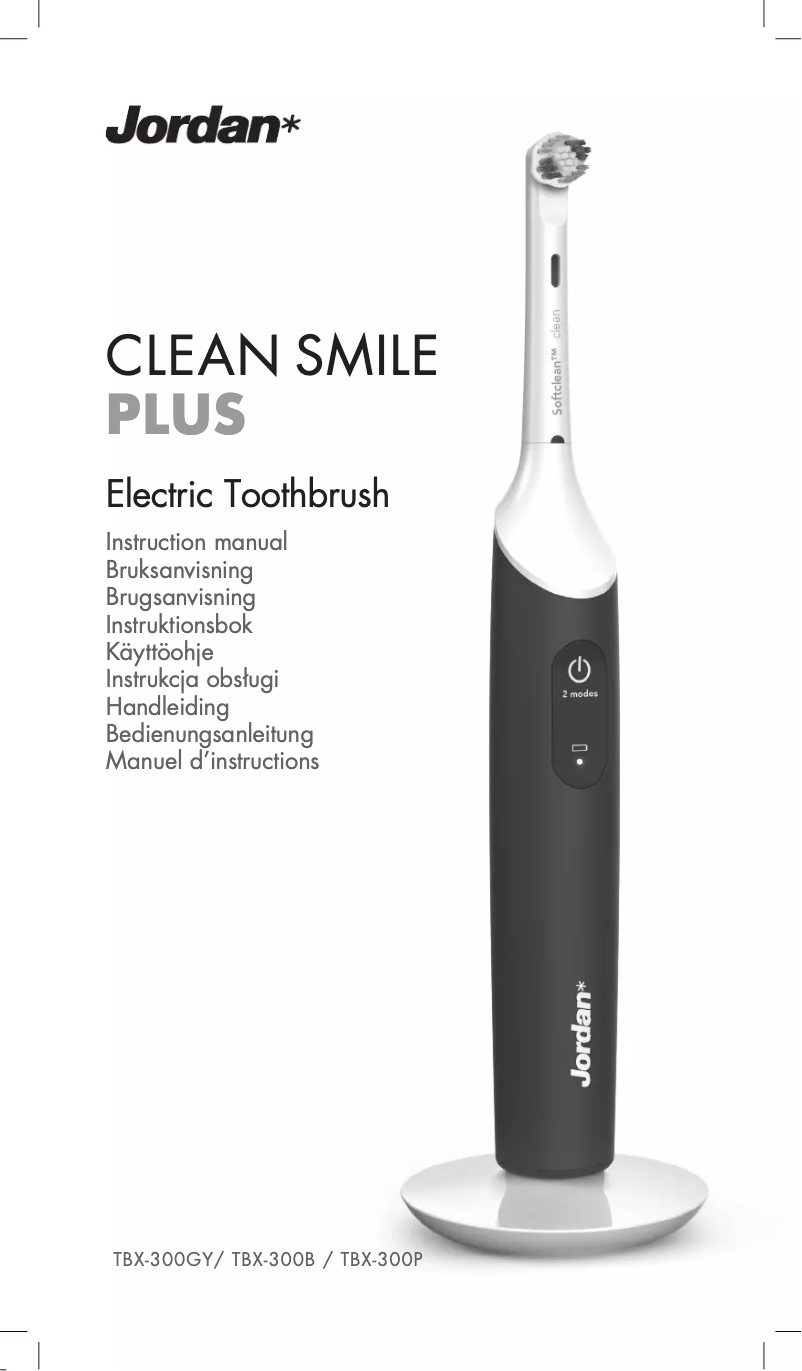 Image de la première page du manuel de l'appareil Clean Smile Plus