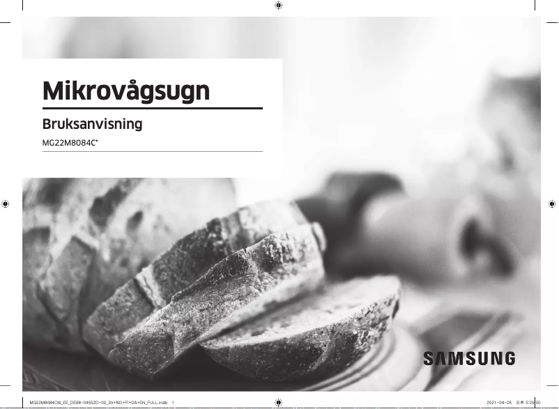 Página 1 del manual Manual de usuario Samsung MG22M8084CM