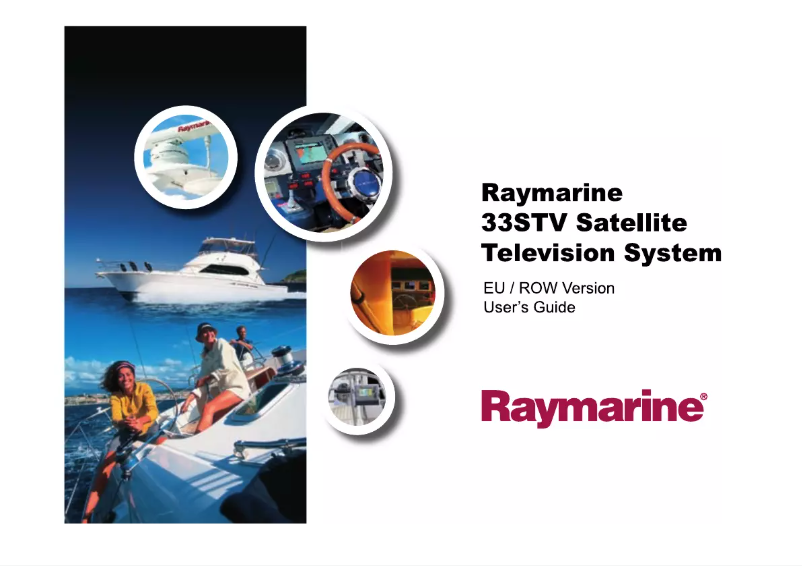 Page 1 de la notice Manuel utilisateur Raymarine 33STV