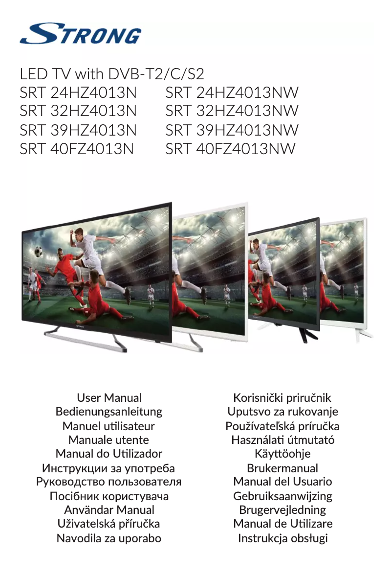 Página 1 del manual Manual de usuario Strong 32HZ4013NW