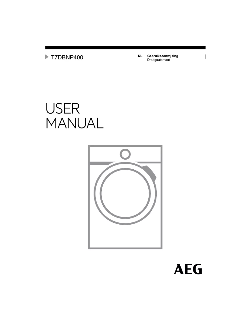Imagen de la primera página del manual del dispositivo T7DBNP400