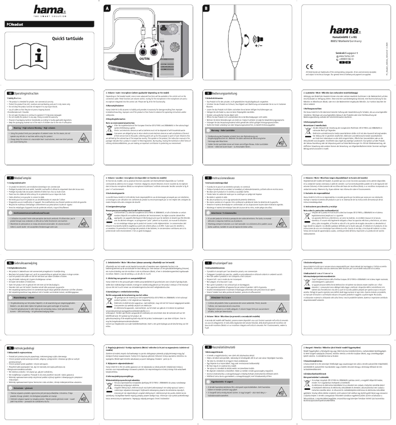 Image de la première page du manuel de l'appareil HS-P150
