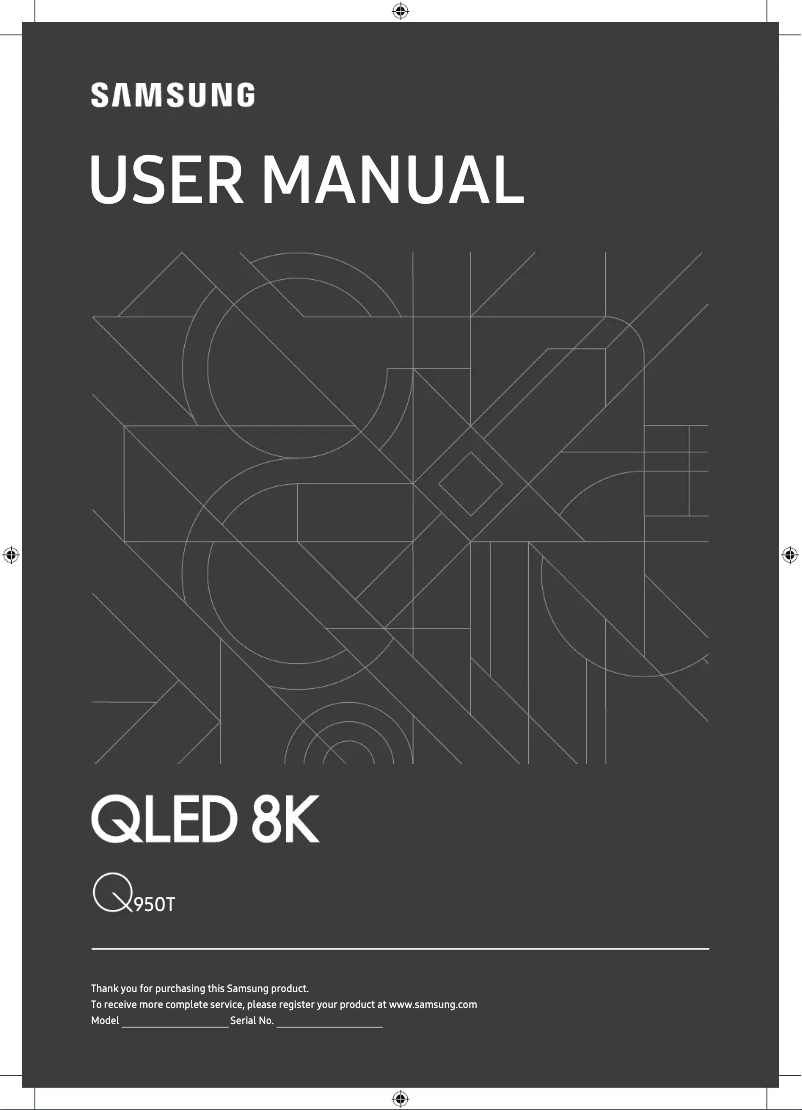 Image de la première page du manuel de l'appareil GQ75Q950TST