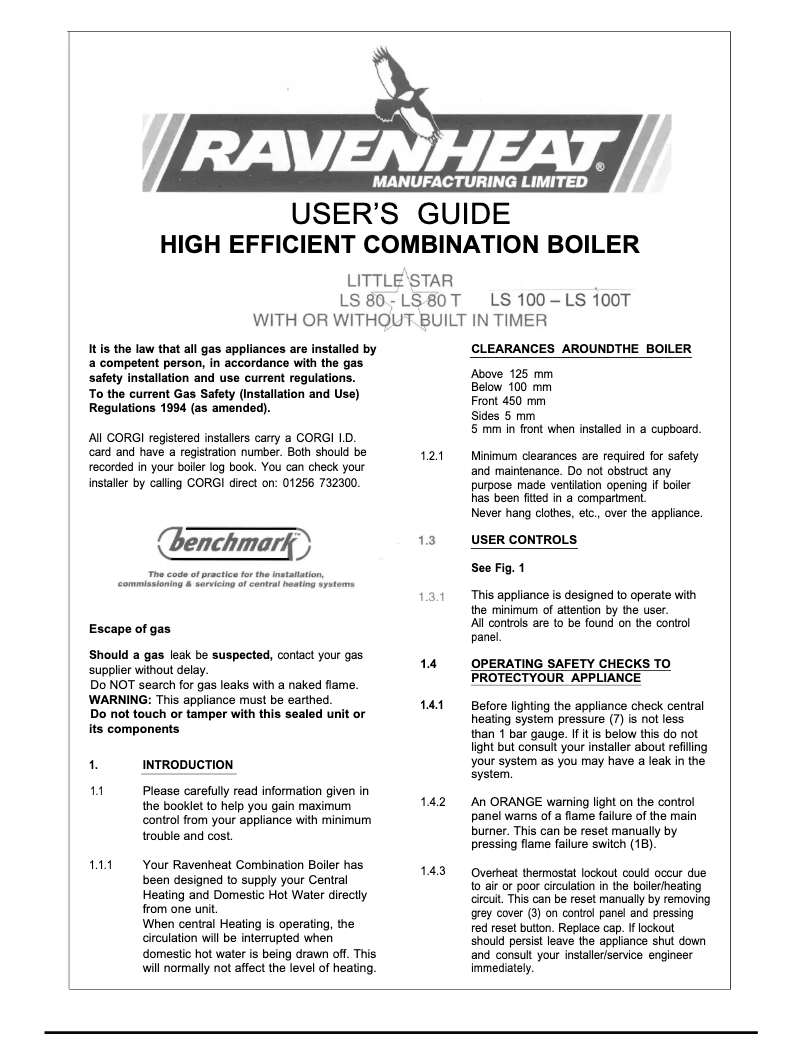 Image de la première page du manuel de l'appareil LS 100 T Little Star