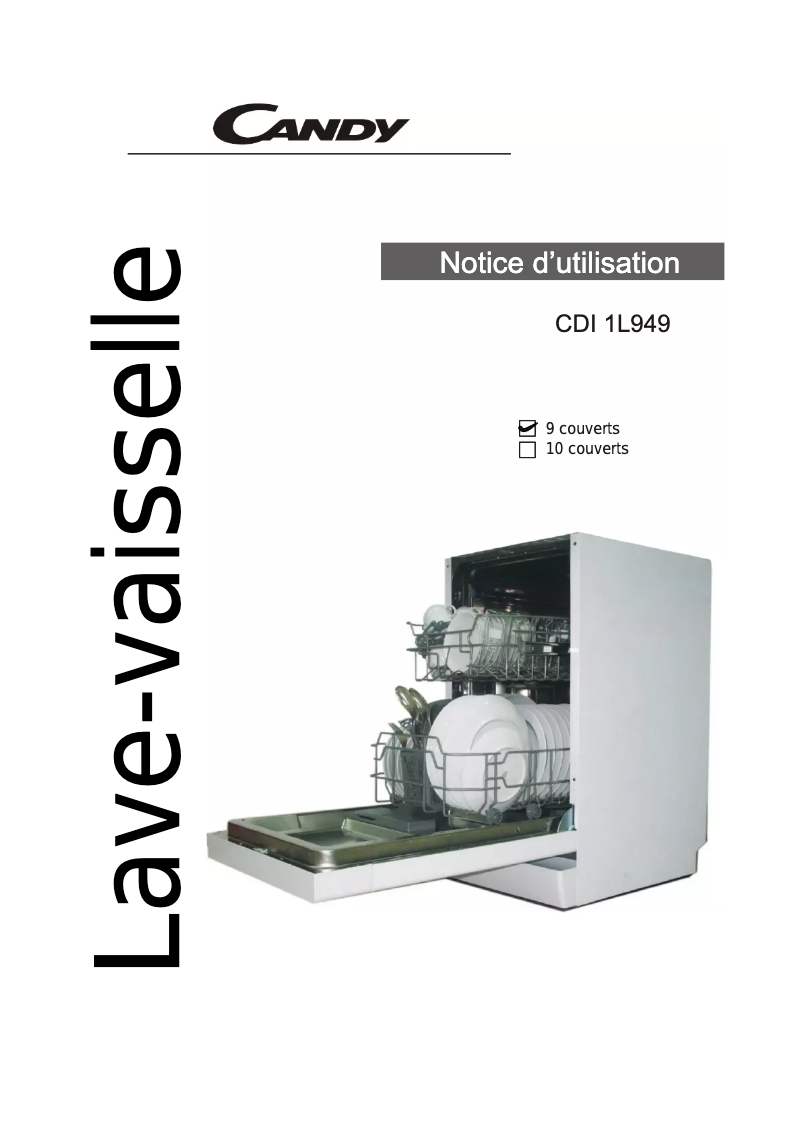 Image de la première page du manuel de l'appareil CDI 1L949