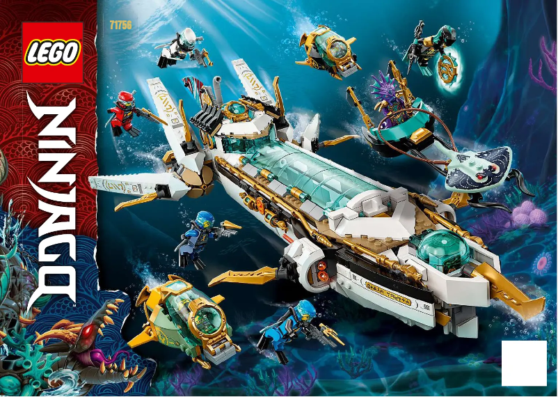 Image de la première page du manuel de l'appareil Ninjago