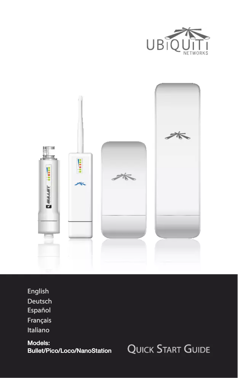 Image de la première page du manuel de l'appareil PicoStationM2HP