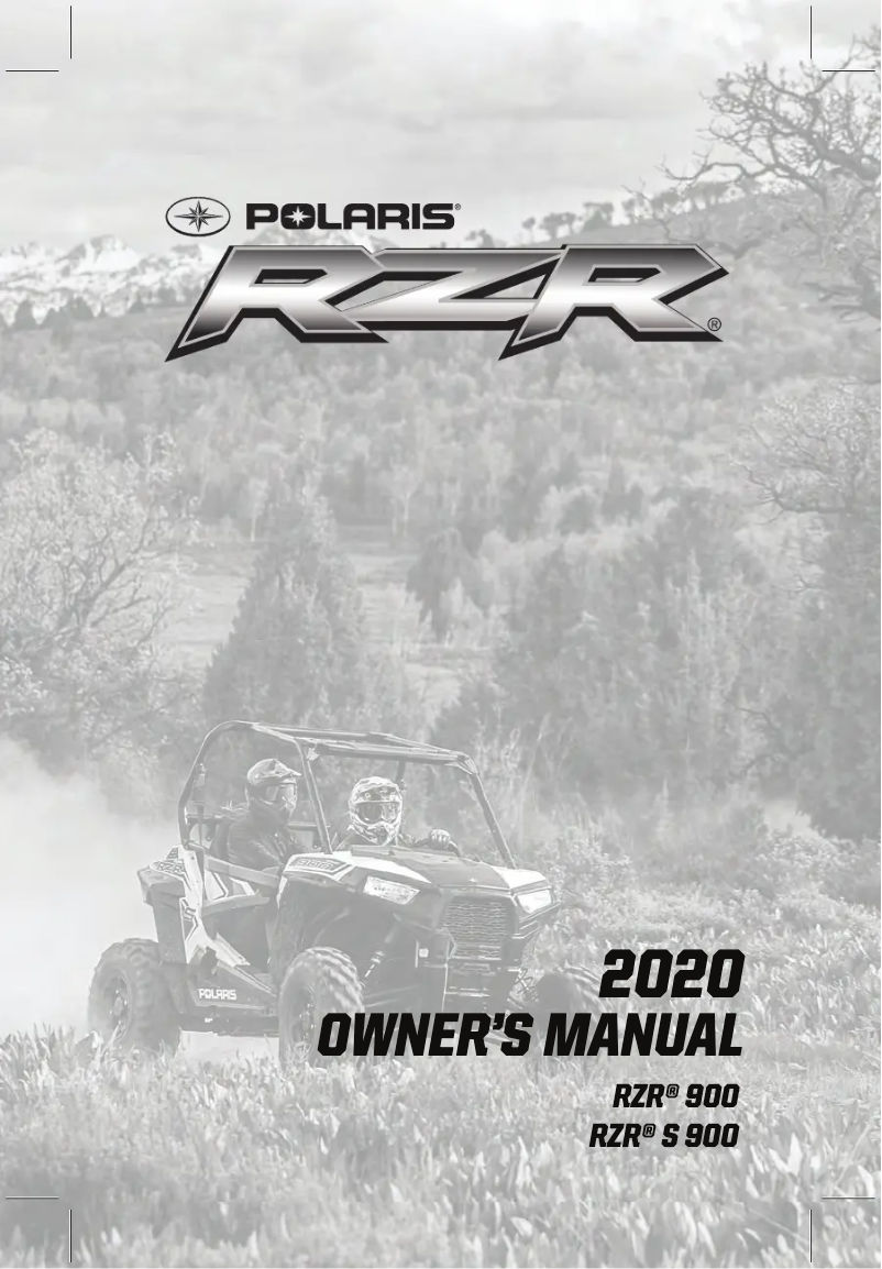 Page 1 de la notice Manuel utilisateur Polaris RZR S 900 (2020)