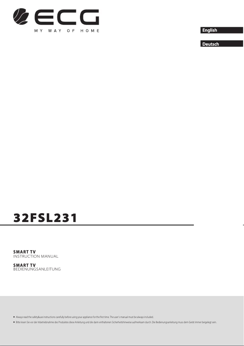 Page n°1 - Manuel utilisateur ECG 32FSL231