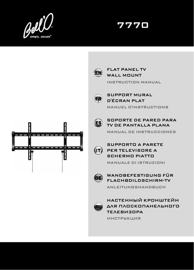 Página 1 del manual Manual de usuario Bell'O 7770B
