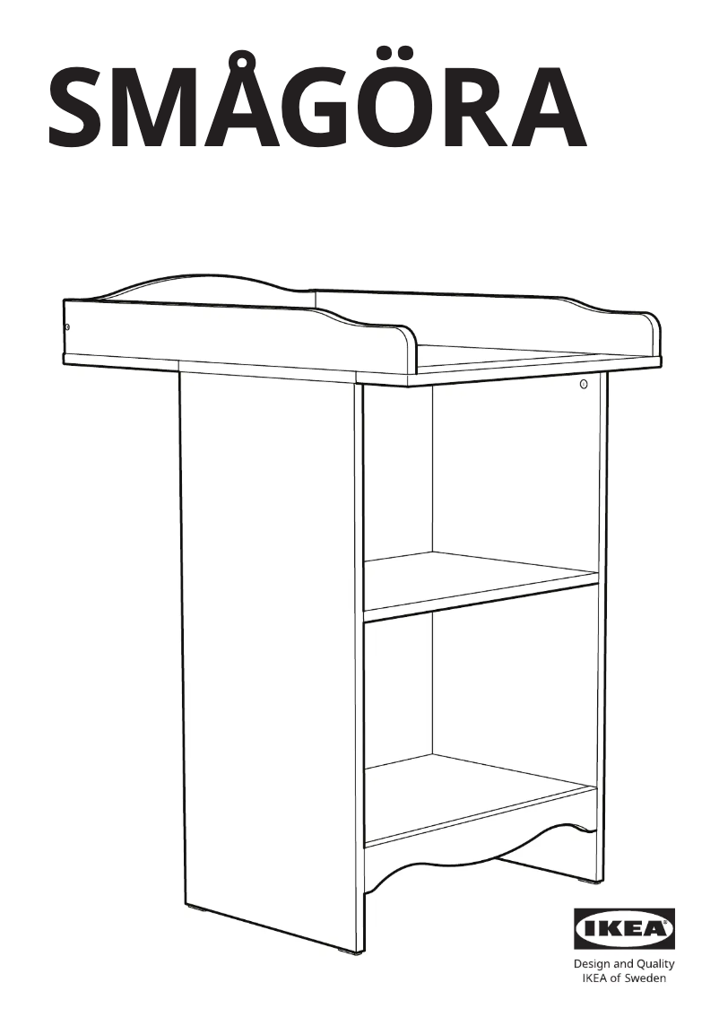 Image de la première page du manuel de l'appareil SMÅGÖRA 504.608.86