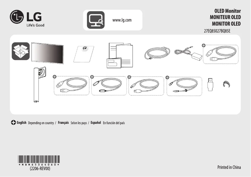 Página 1 del manual Manual de usuario LG 27EQ850
