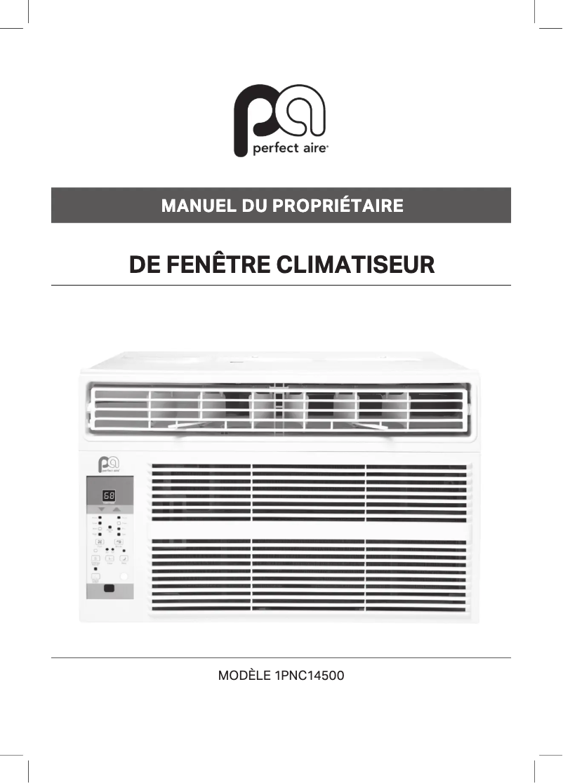 Image de la première page du manuel de l'appareil 1PNC14500