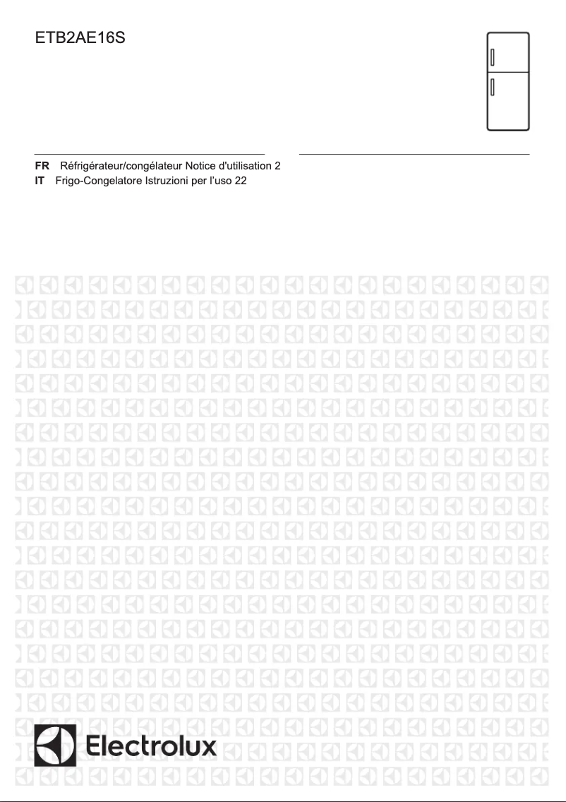 Image de la première page du manuel de l'appareil ETB2AE16S