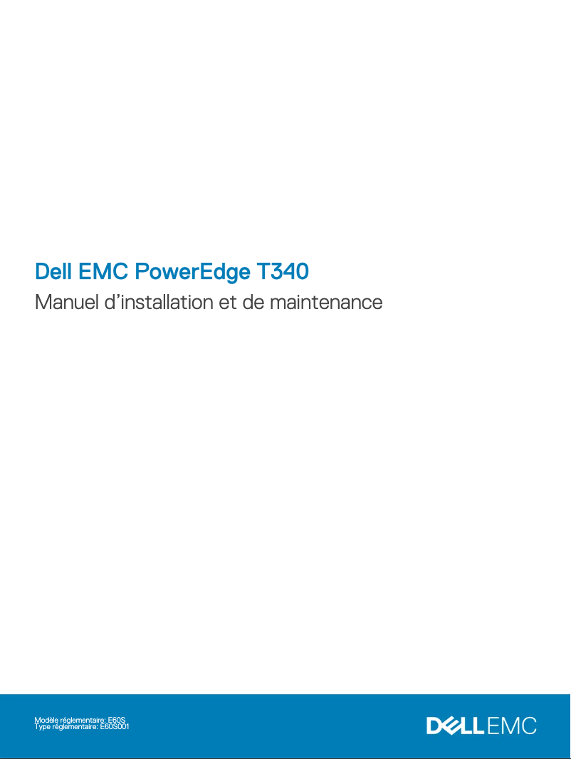 Page 1 de la notice Manuel utilisateur Dell PowerEdge T340