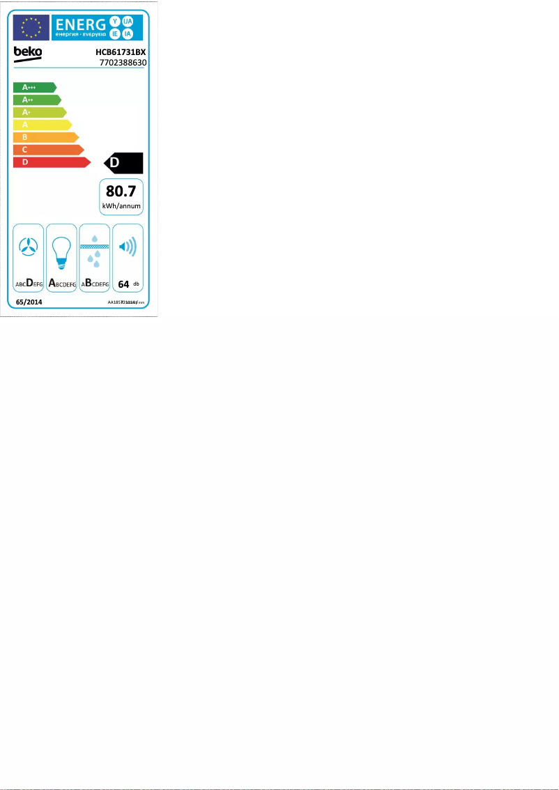 Imagen de la primera página del manual del dispositivo HCB61731BX