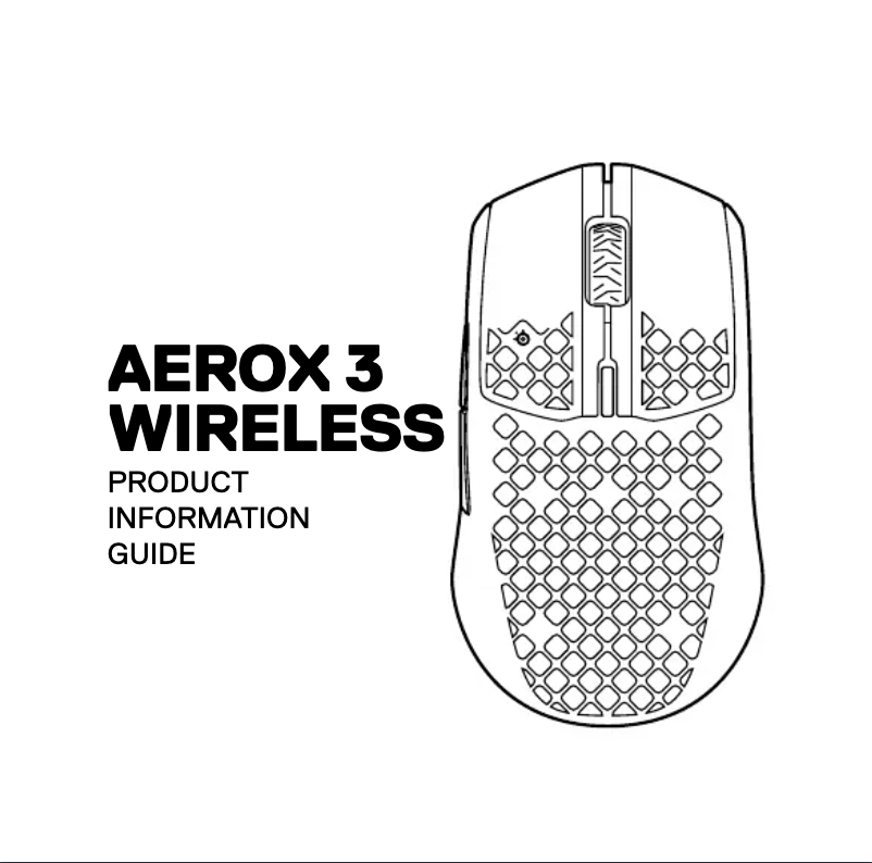 Image de la première page du manuel de l'appareil Aerox 3 2022 Edition