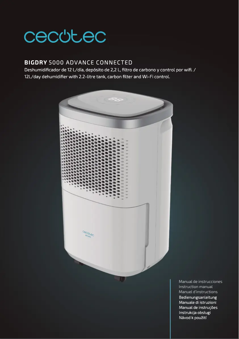Page n°1 - Manuel utilisateur Cecotec BigDry 5000 Advance Connected