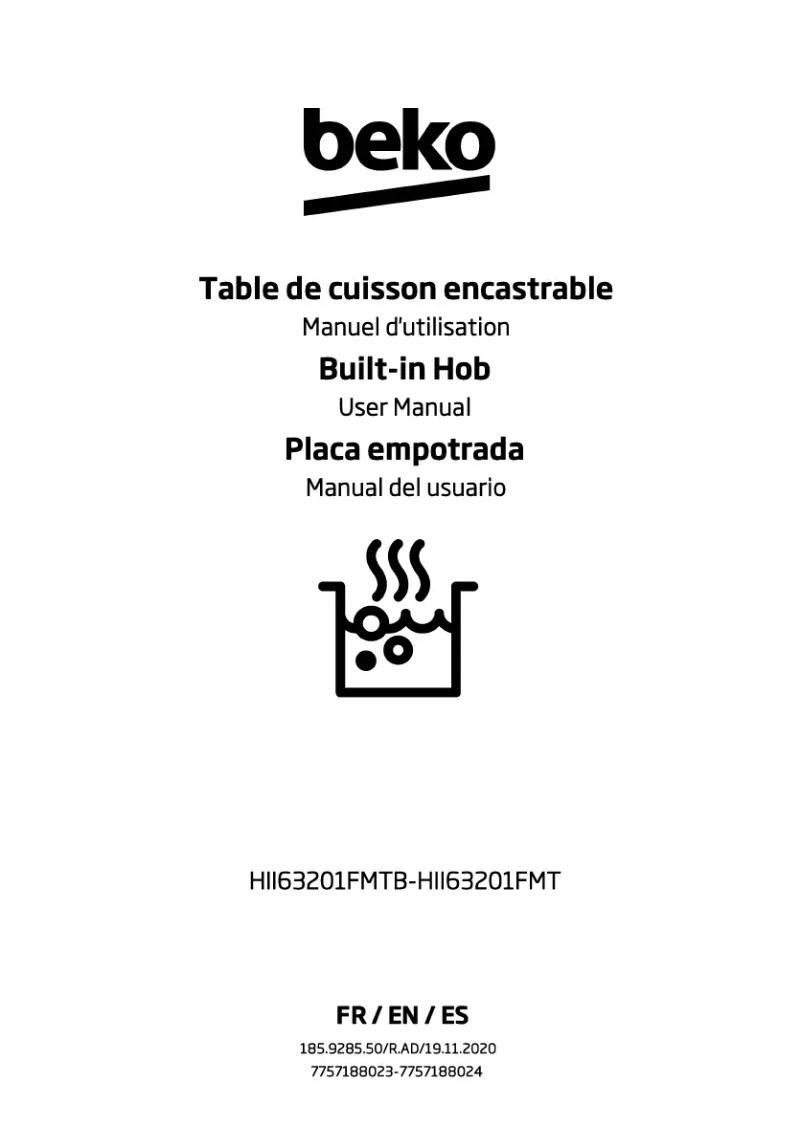 Image de la première page du manuel de l'appareil HII63201FMT