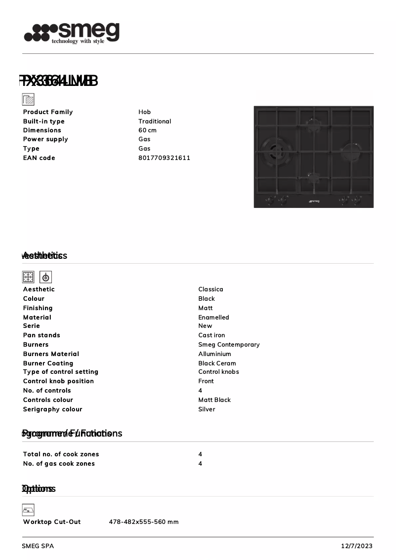 Image de la première page du manuel de l'appareil PX364LMB