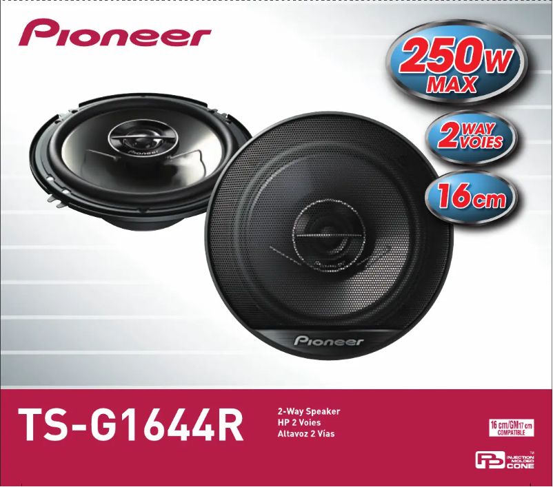 Page 1 de la notice Manuel utilisateur Pioneer TS-G1644R