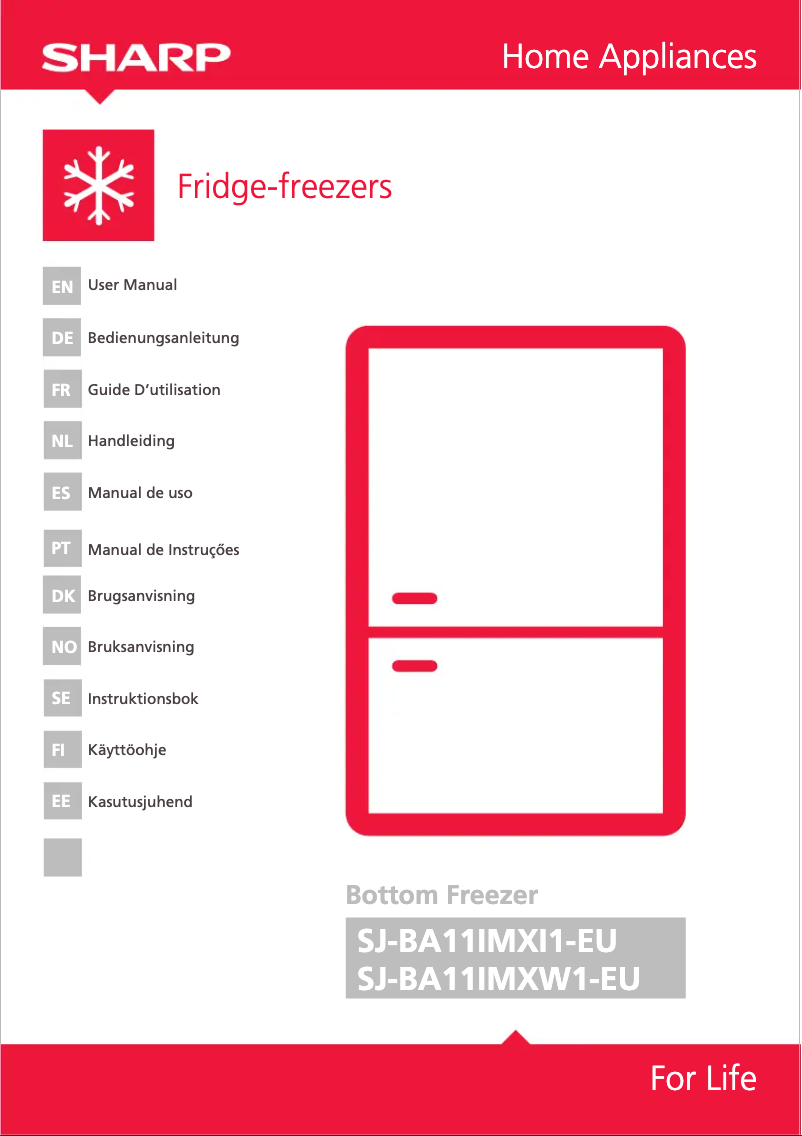 Page 1 de la notice Manuel utilisateur Sharp SJ-BA11IMXW1