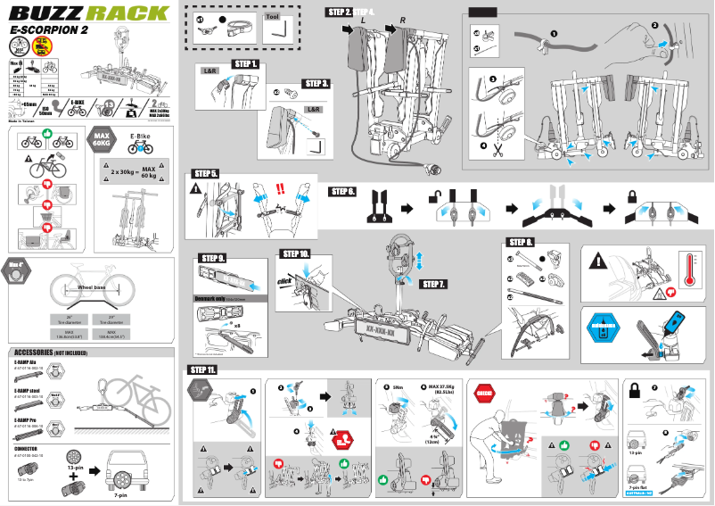 Page n°1 - Manuel utilisateur Buzz Rack E-Scorpion 2