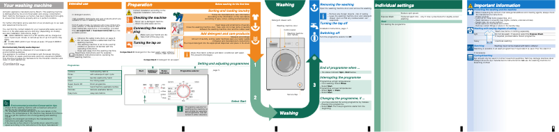 Image de la première page du manuel de l'appareil WAB24060GB