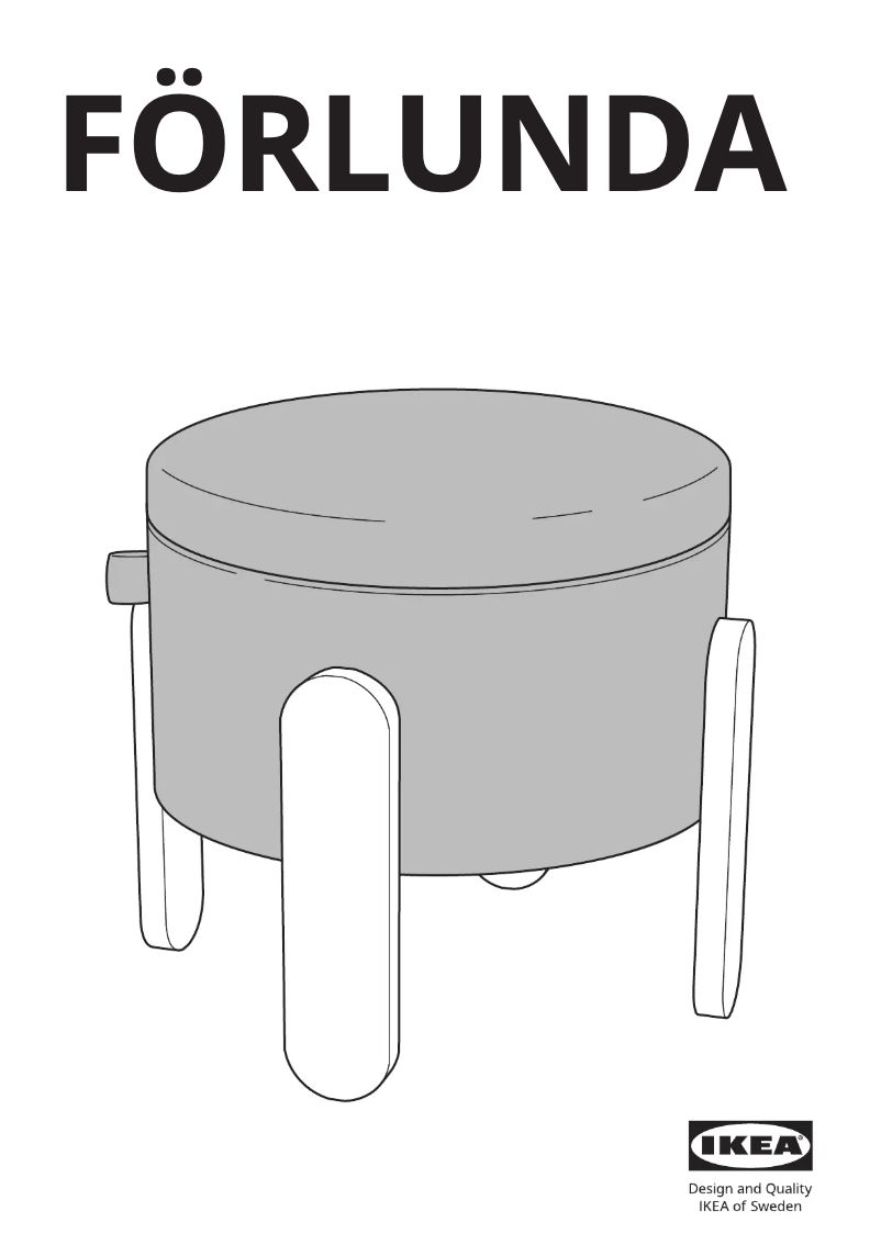 Page 1 de la notice Manuel utilisateur Ikea FÖRLUNDA 605.702.43
