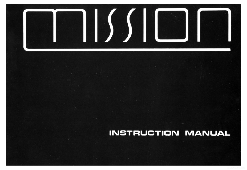 Page n°1 - Manuel utilisateur Mission 760