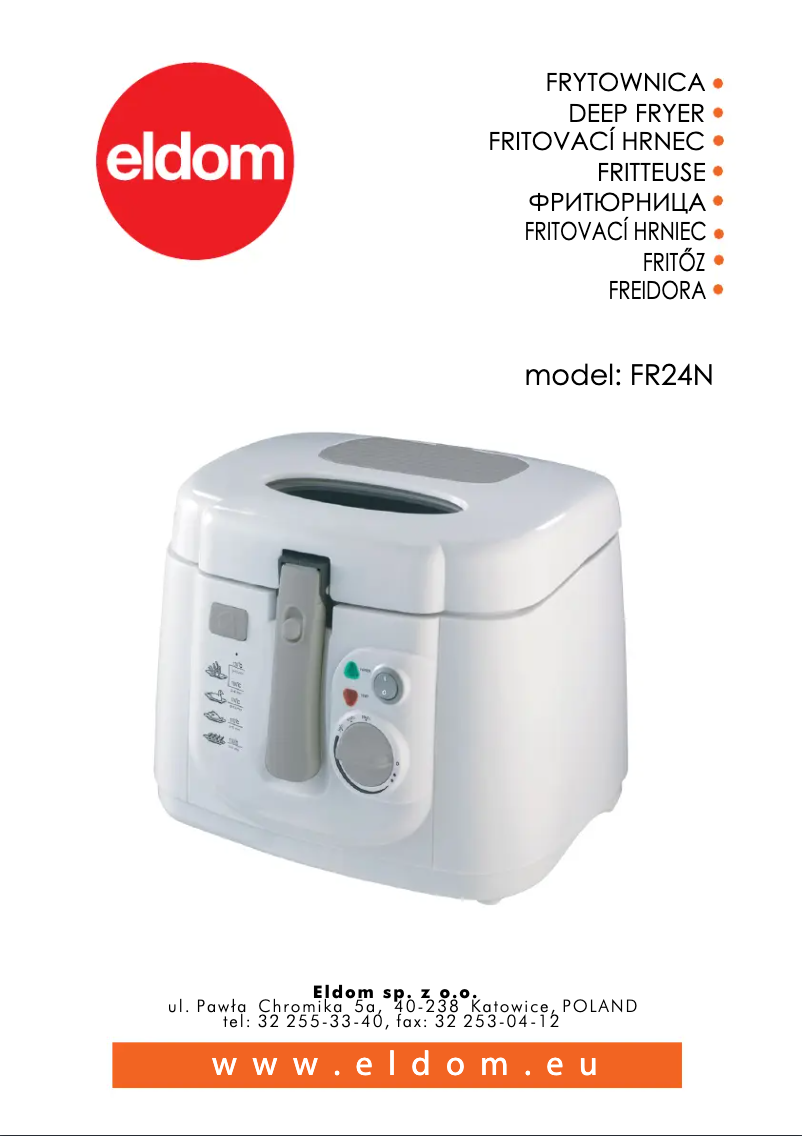 Page 1 de la notice Manuel utilisateur Eldom FR24N