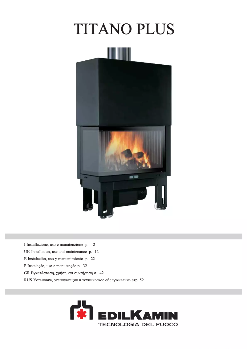 Image de la première page du manuel de l'appareil TITANO PLUS