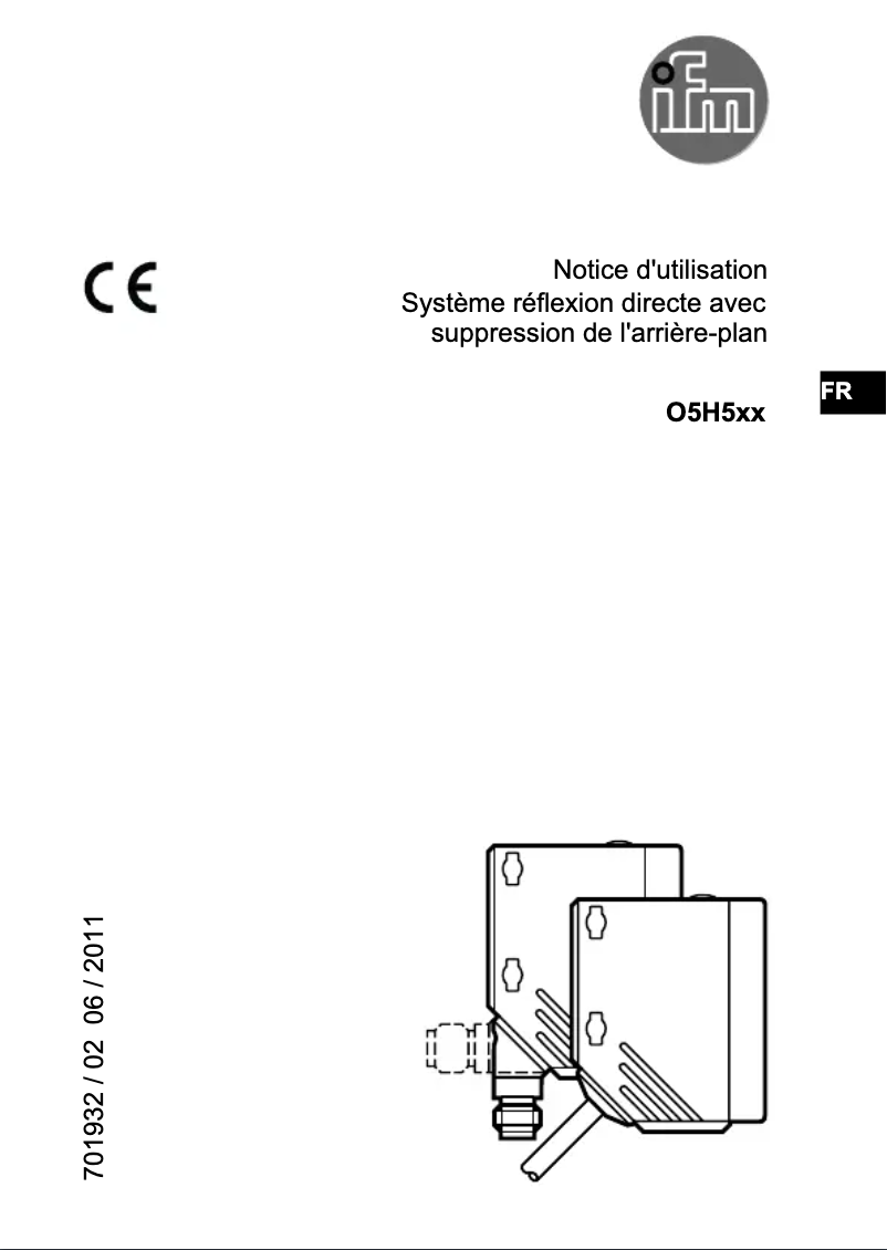 Image de la première page du manuel de l'appareil O5H500