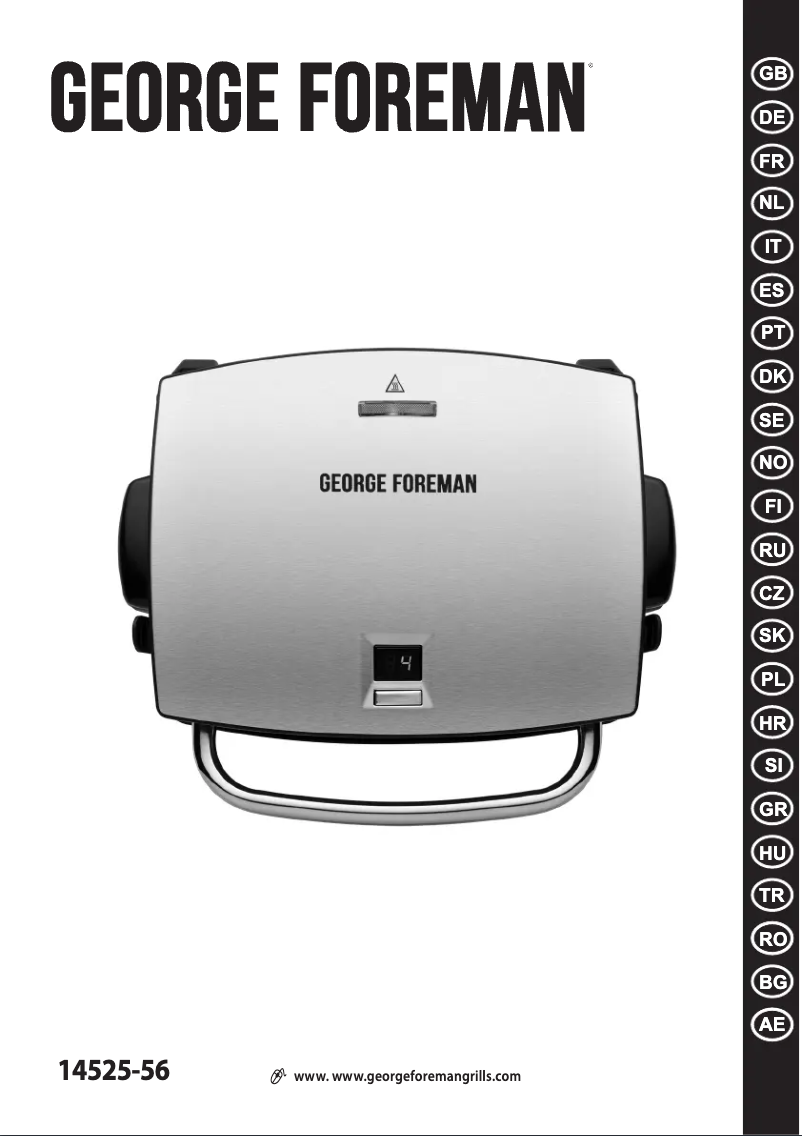 Página 1 del manual Manual de usuario George Foreman Grill & Melt 14525-56