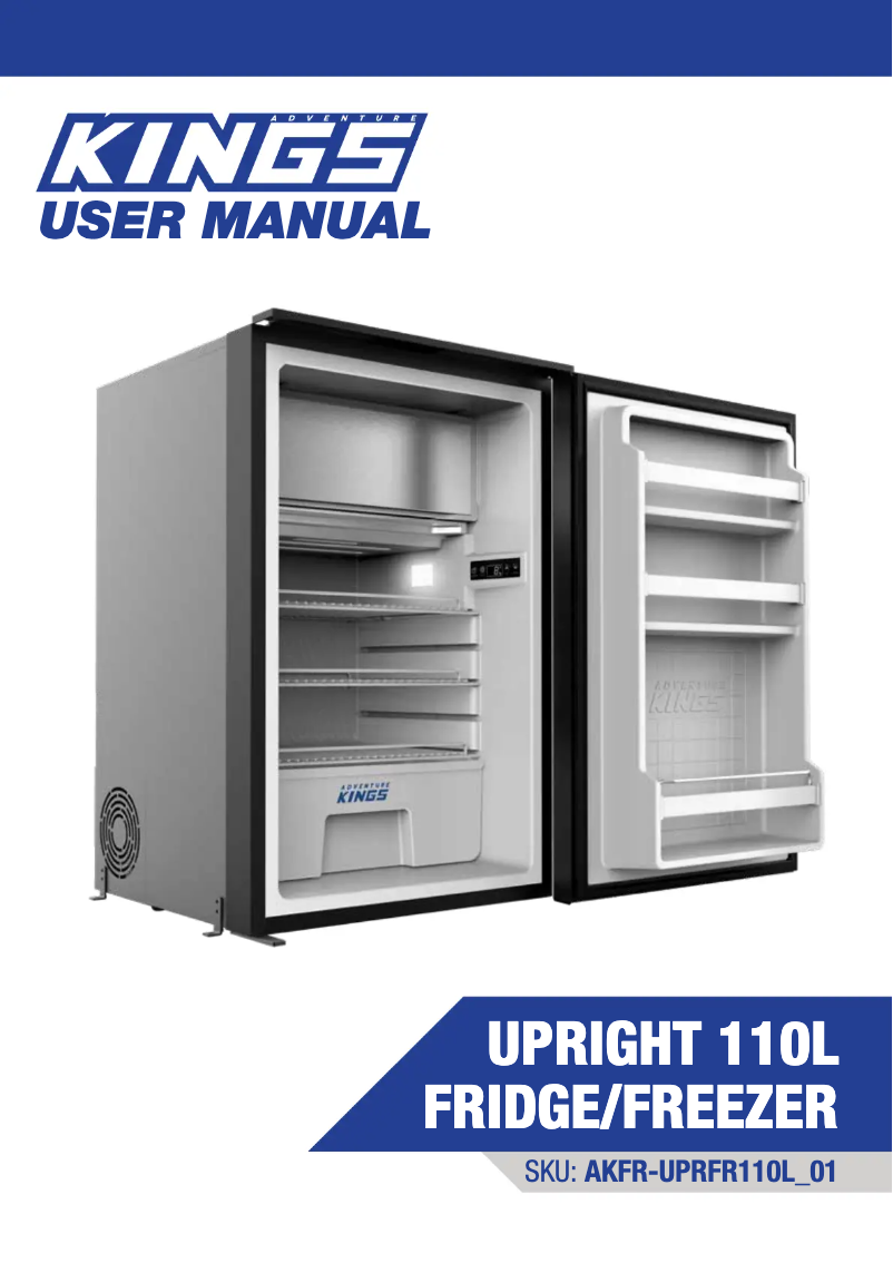 Page 1 de la notice Manuel utilisateur Adventure Kings AKFR-UPRFR110L_01