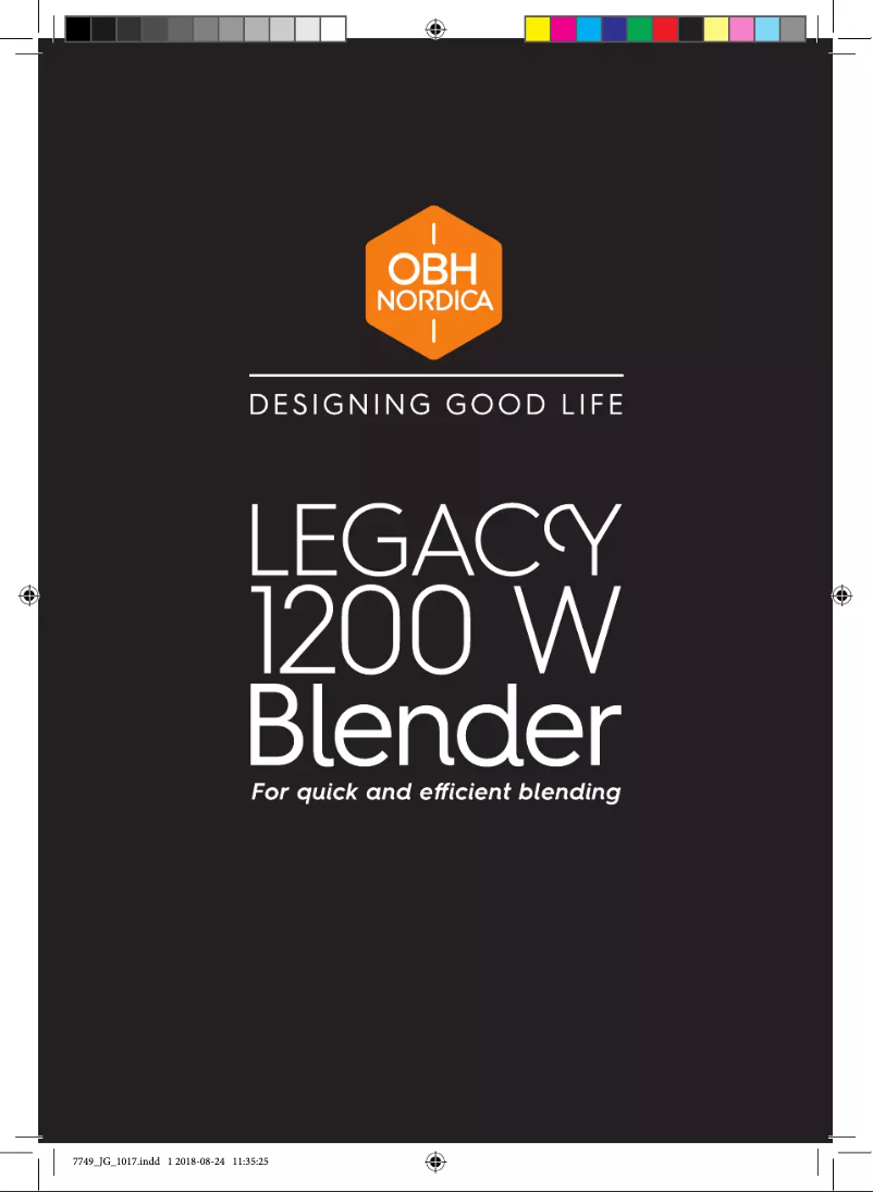 Page n°1 - Manuel utilisateur OBH Nordica Legacy