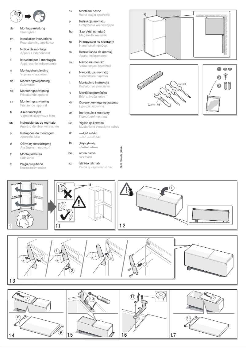 Image de la première page du manuel de l'appareil 3KF6650MI